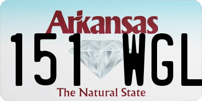AR license plate 151WGL