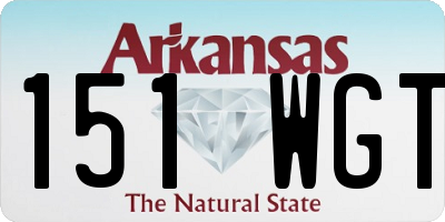 AR license plate 151WGT