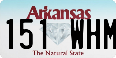 AR license plate 151WHM