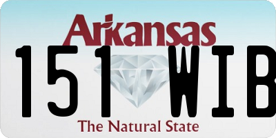 AR license plate 151WIB