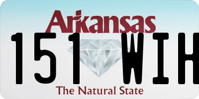 AR license plate 151WIH