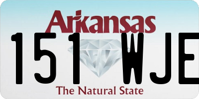 AR license plate 151WJE