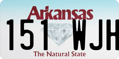 AR license plate 151WJH