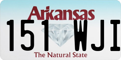 AR license plate 151WJI