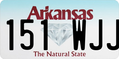 AR license plate 151WJJ