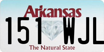 AR license plate 151WJL