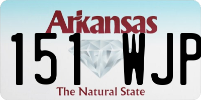 AR license plate 151WJP