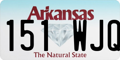 AR license plate 151WJQ