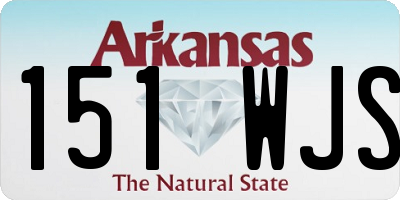 AR license plate 151WJS
