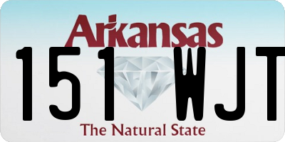 AR license plate 151WJT