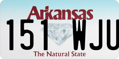 AR license plate 151WJU