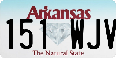 AR license plate 151WJV
