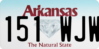 AR license plate 151WJW