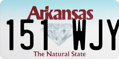 AR license plate 151WJY