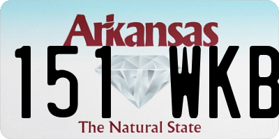 AR license plate 151WKB