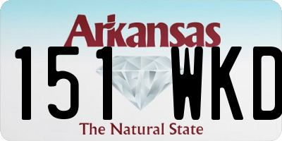 AR license plate 151WKD