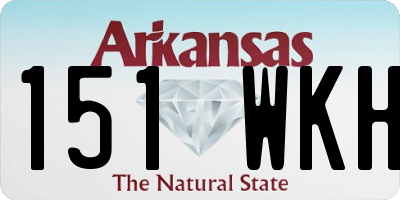 AR license plate 151WKH
