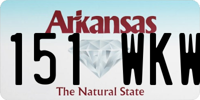 AR license plate 151WKW