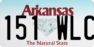 AR license plate 151WLC
