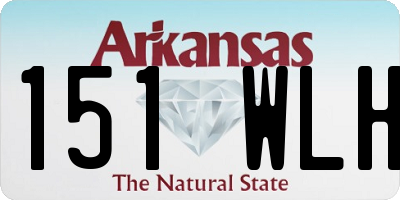 AR license plate 151WLH