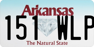 AR license plate 151WLP