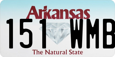 AR license plate 151WMB