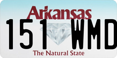 AR license plate 151WMD