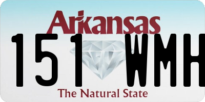 AR license plate 151WMH