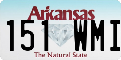AR license plate 151WMI