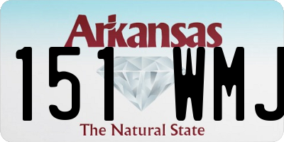 AR license plate 151WMJ