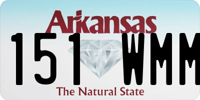 AR license plate 151WMM