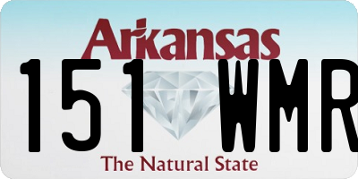 AR license plate 151WMR