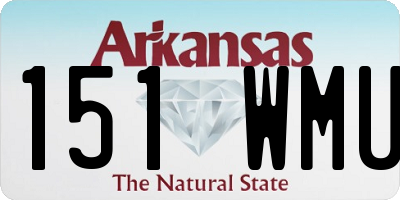 AR license plate 151WMU