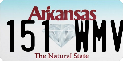 AR license plate 151WMV