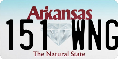 AR license plate 151WNG