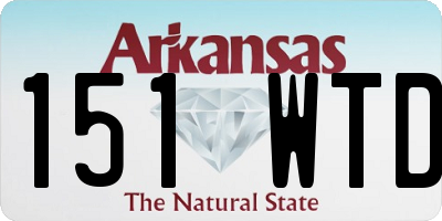 AR license plate 151WTD