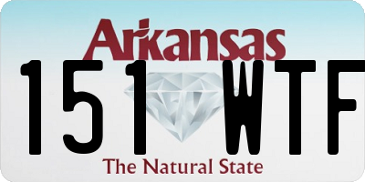 AR license plate 151WTF