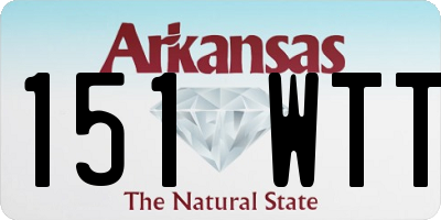 AR license plate 151WTT