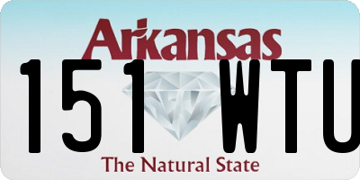 AR license plate 151WTU