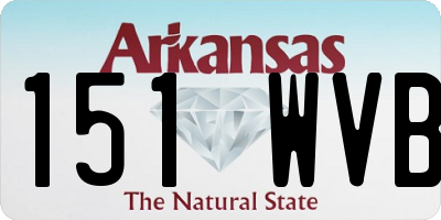 AR license plate 151WVB