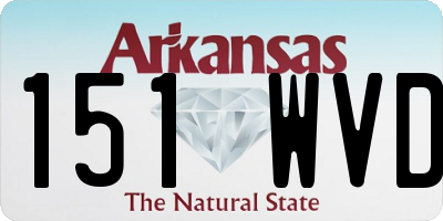 AR license plate 151WVD