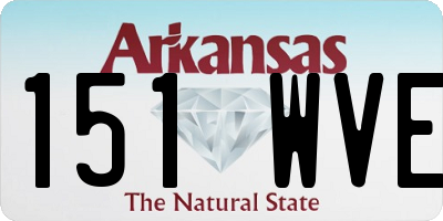 AR license plate 151WVE