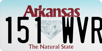 AR license plate 151WVR