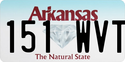 AR license plate 151WVT