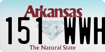 AR license plate 151WWH