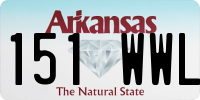 AR license plate 151WWL