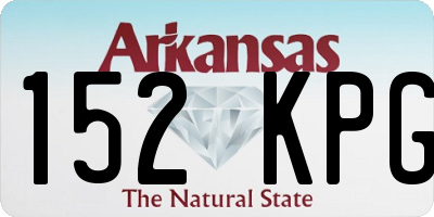 AR license plate 152KPG