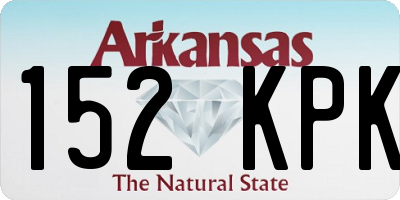 AR license plate 152KPK