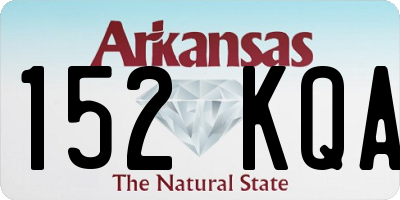 AR license plate 152KQA
