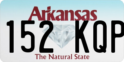 AR license plate 152KQP